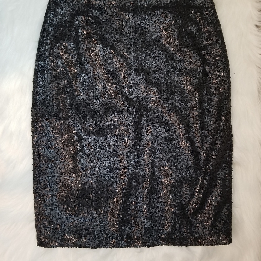 Halogen Sequin Knee Length~Size 2 - image 3